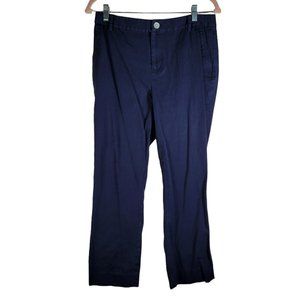 LAUREN RALPH LAUREN Blue Chino Pants Women Petite Size 8P